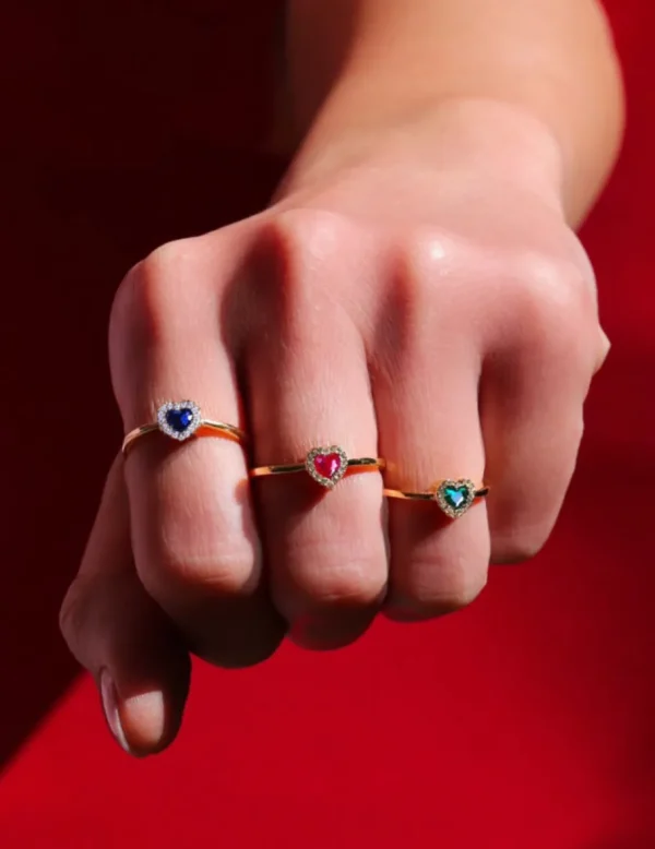 Crisafi Gioielli Anello Cuore Lucente> Anelli
