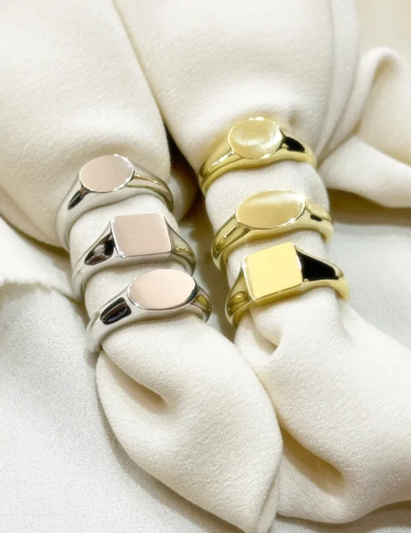 Crisafi Gioielli Anello Mini Chevalier Iniziale> Anelli