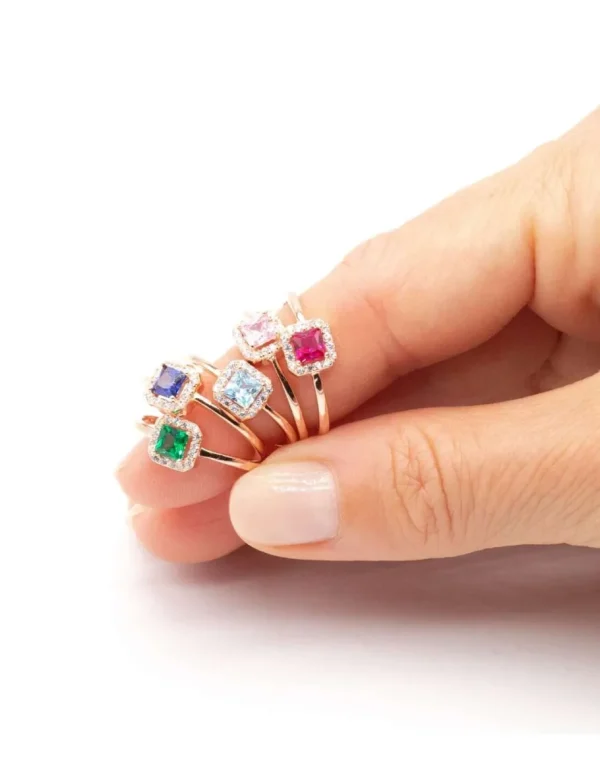 Crisafi Gioielli Anello Quadrotto Mini> Anelli