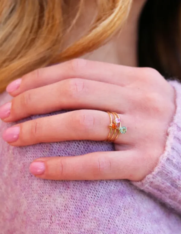 Crisafi Gioielli Anello Zaffiri Oro 18 KT> Anelli