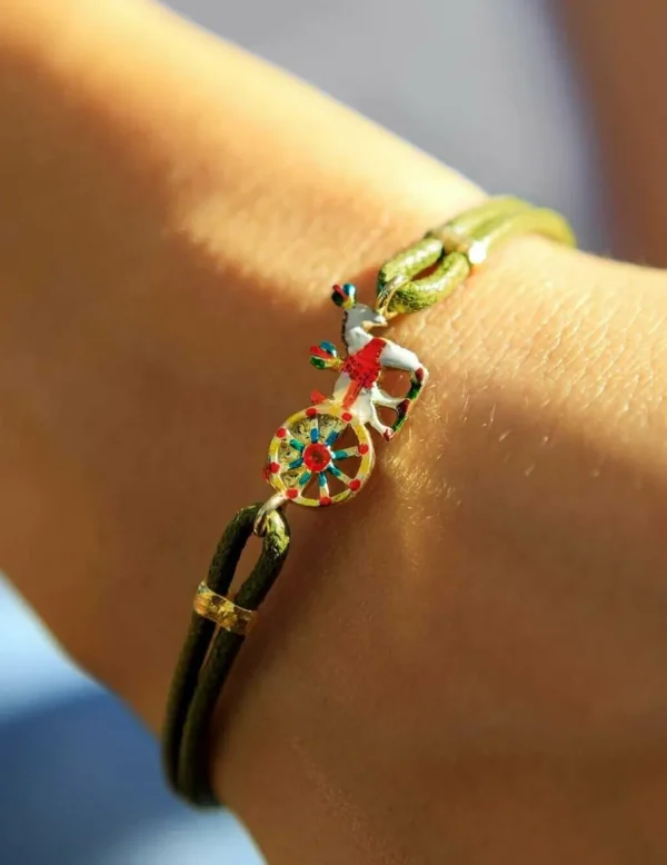 Crisafi Gioielli Bracciale Carretto Siciliano Smaltato - Terra del Sole> Bracciali