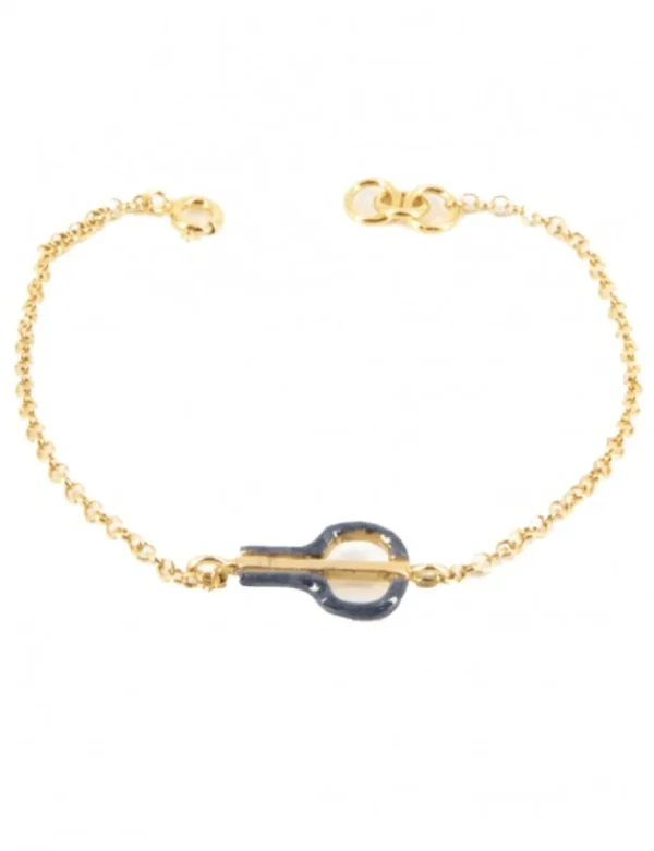 Crisafi Gioielli Bracciale Catenina Marranzano Siciliano Smaltato - Terra del Sole> Bracciali