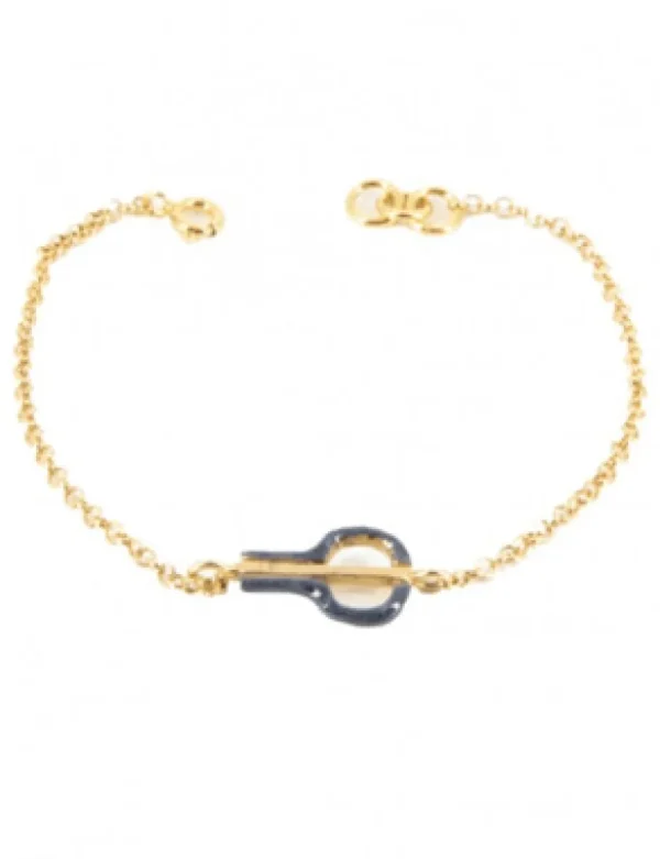 Crisafi Gioielli Bracciale Catenina Marranzano Siciliano Smaltato - Terra del Sole> Bracciali