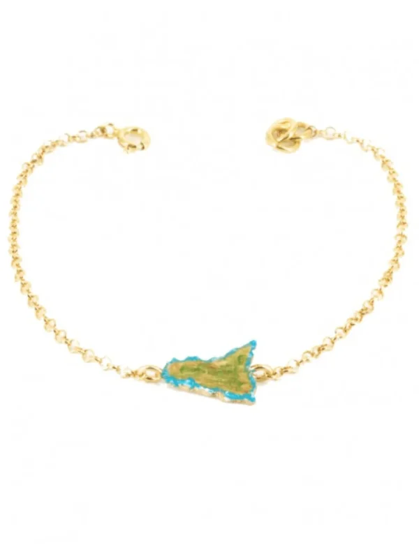 Crisafi Gioielli Bracciale Catenina Sicilia Smaltato - Terra del Sole> Bracciali