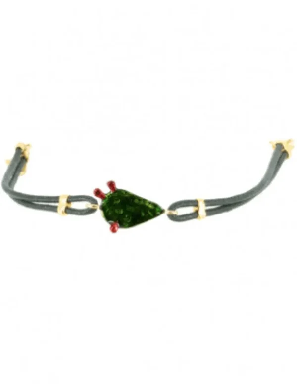 Crisafi Gioielli Bracciale Fico d'India Smaltato - Terra del Sole> Bracciali