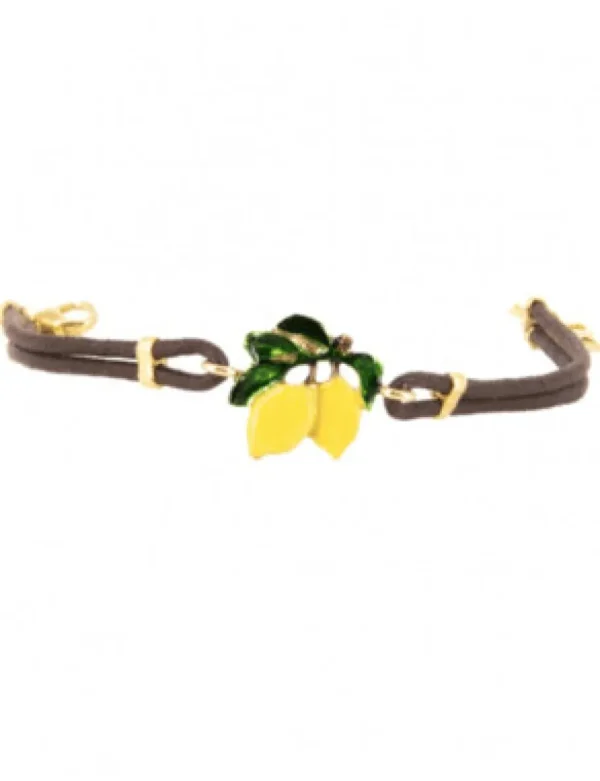 Crisafi Gioielli Bracciale Limoni Siciliani Smaltato - Terra del Sole> Bracciali