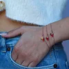 Crisafi Gioielli Bracciale Micro Cornetto con Elemento> Bracciali