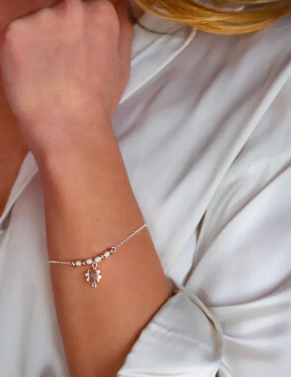 Crisafi Gioielli Bracciale Pepite Quadrifoglio> Bracciali