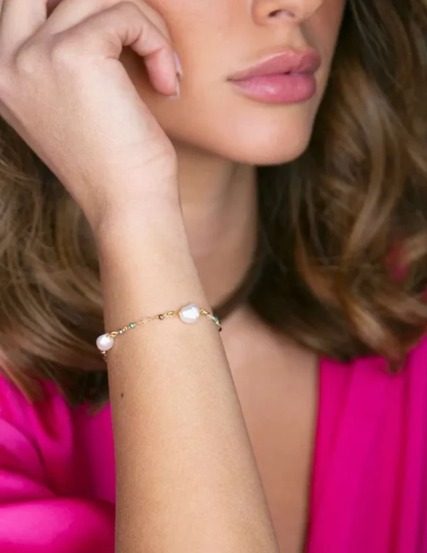 Crisafi Gioielli Bracciale Perle Multicolor> Bracciali