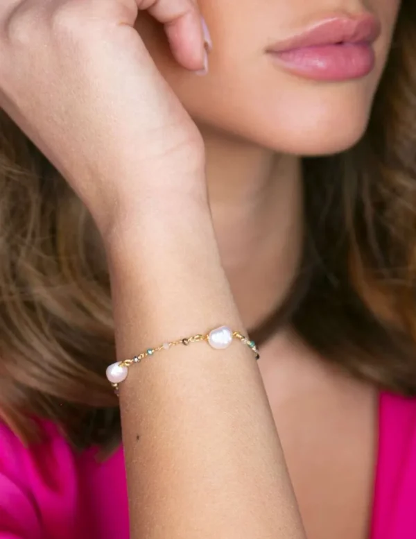 Crisafi Gioielli Bracciale Perle Multicolor> Bracciali