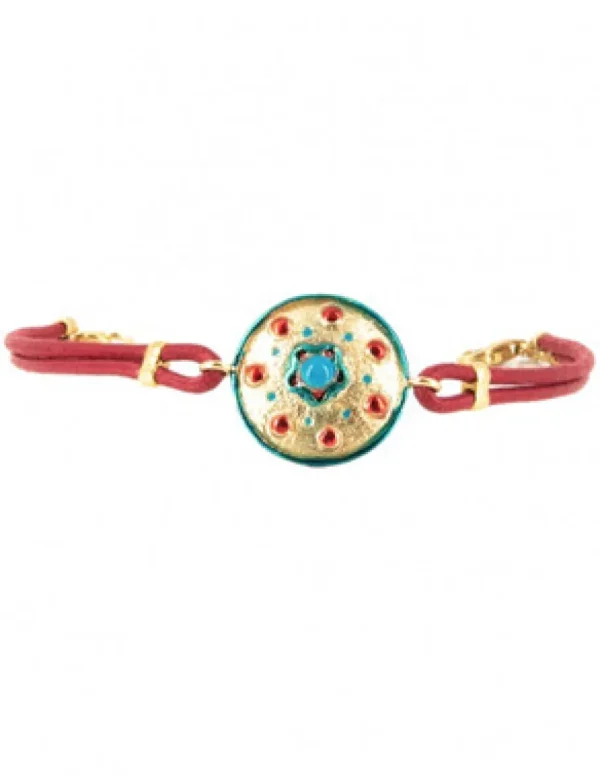 Crisafi Gioielli Bracciale Scudo Siciliano Smaltato - Terra del Sole> Bracciali