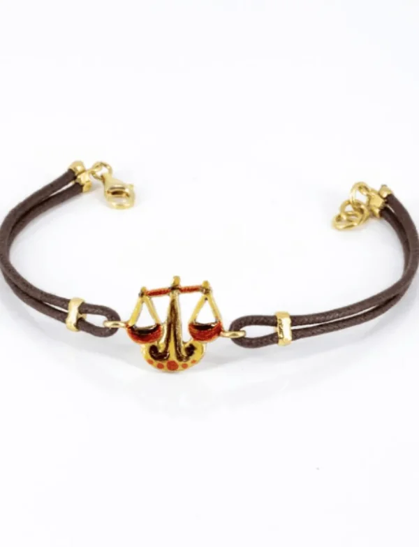 Crisafi Gioielli Bracciale Segno Zodiacale Bilancia Smaltato - Terra del Sole> Bracciali