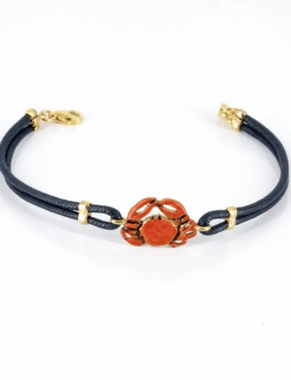 Crisafi Gioielli Bracciale Segno Zodiacale Cancro Smaltato - Terra del Sole> Bracciali
