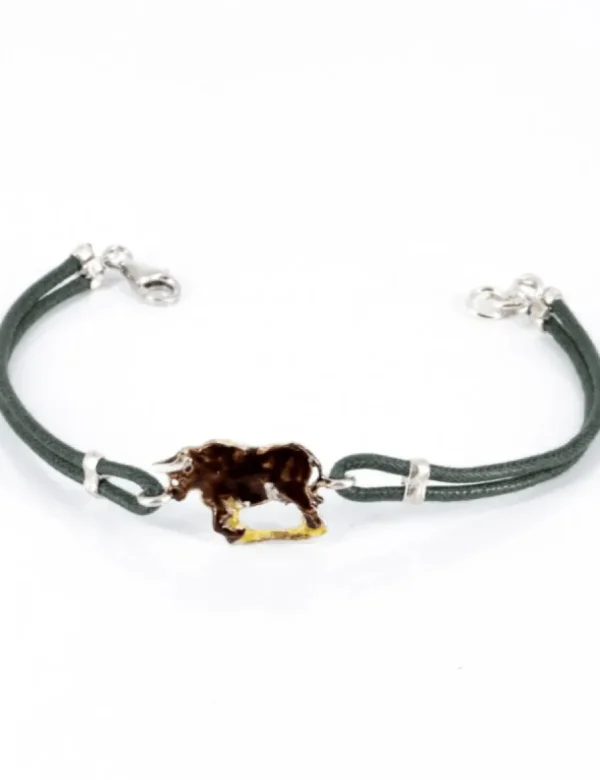 Crisafi Gioielli Bracciale Segno Zodiacale Toro Smaltato - Terra del Sole> Bracciali