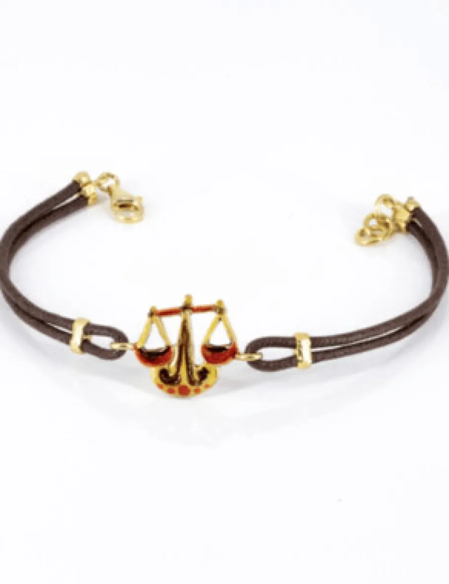 bracciale_segno_zodiacale_1-4.webp Crisafi Gioielli Bracciale Segno Zodiacale Bilancia Smaltato - Terra del Sole> Bracciali