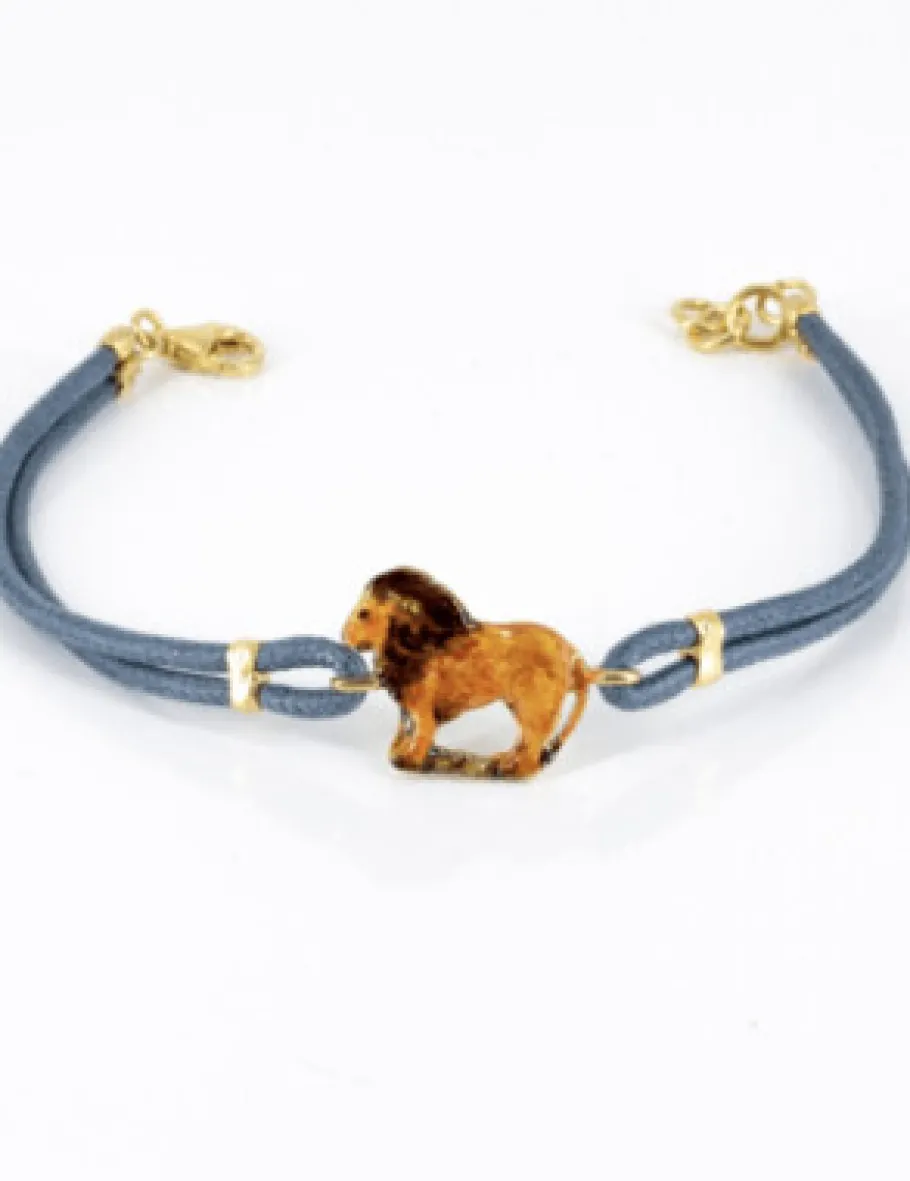 bracciale_segno_zodiacale_1-6.webp Crisafi Gioielli Bracciale Segno Zodiacale Leone Smaltato - Terra del Sole> Bracciali