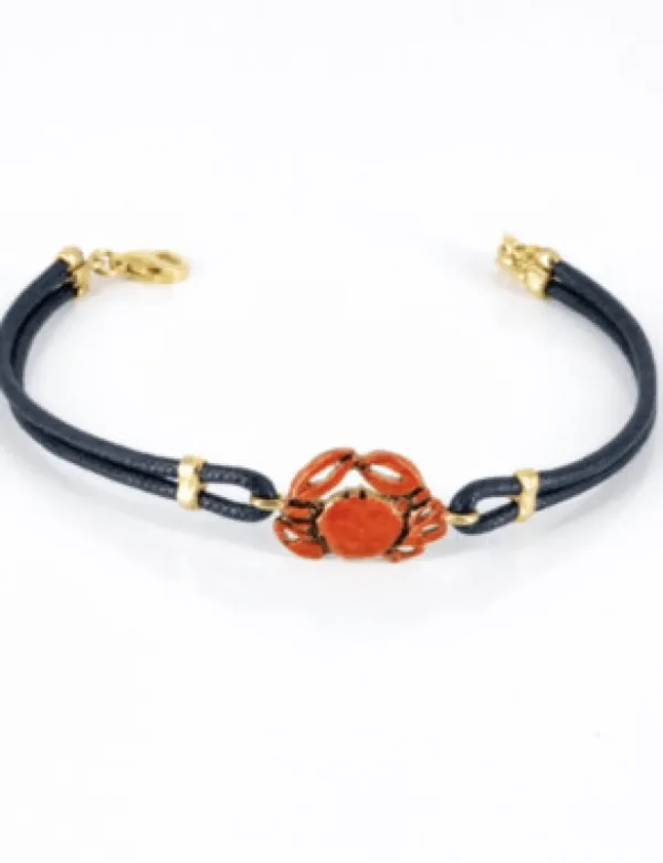 Crisafi Gioielli Bracciale Segno Zodiacale Cancro Smaltato - Terra del Sole> Bracciali