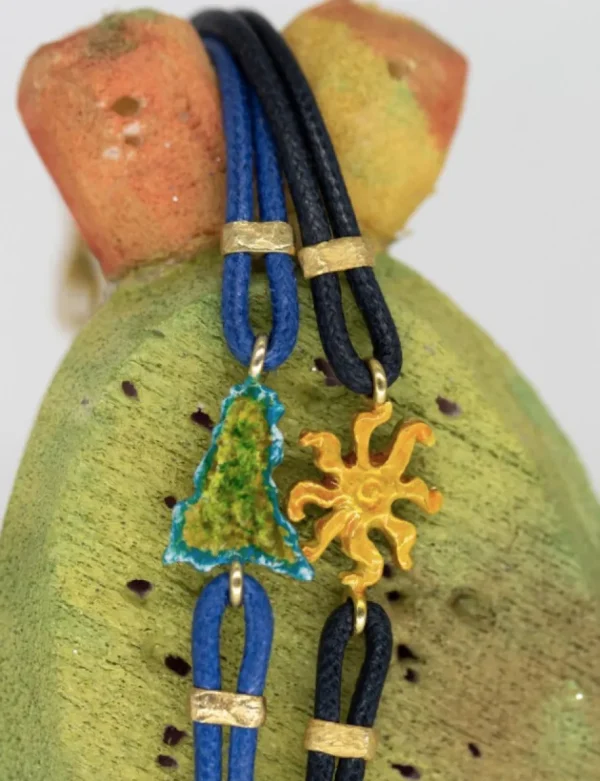 Crisafi Gioielli Bracciale Sole Smaltato - Terra del Sole> Bracciali