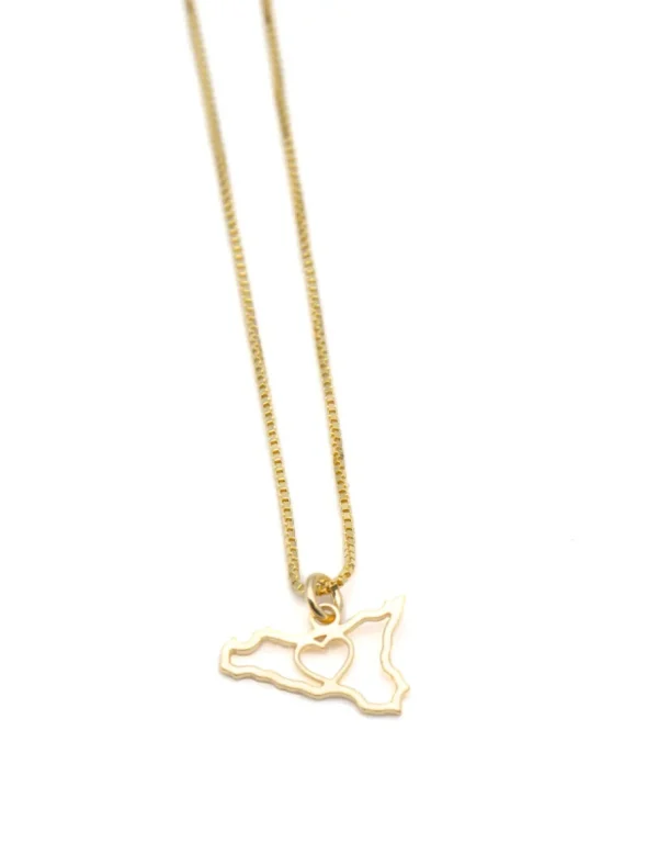 Crisafi Gioielli Collana Sicilia Love> Collane