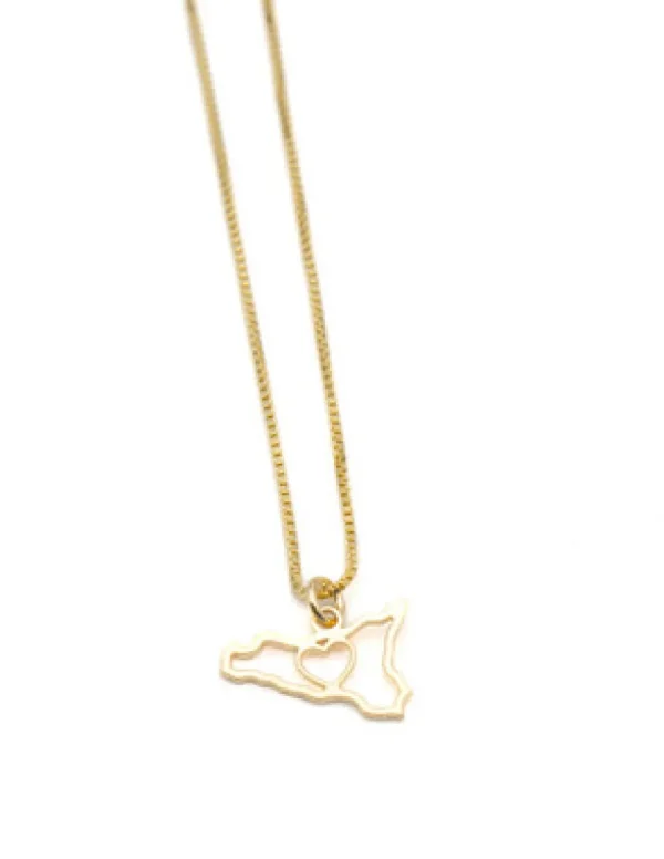 Crisafi Gioielli Collana Sicilia Love> Collane