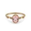 Crisafi Gioielli 24 Kae Anello Pietra Ovale Rosa Antico> 24 Kae