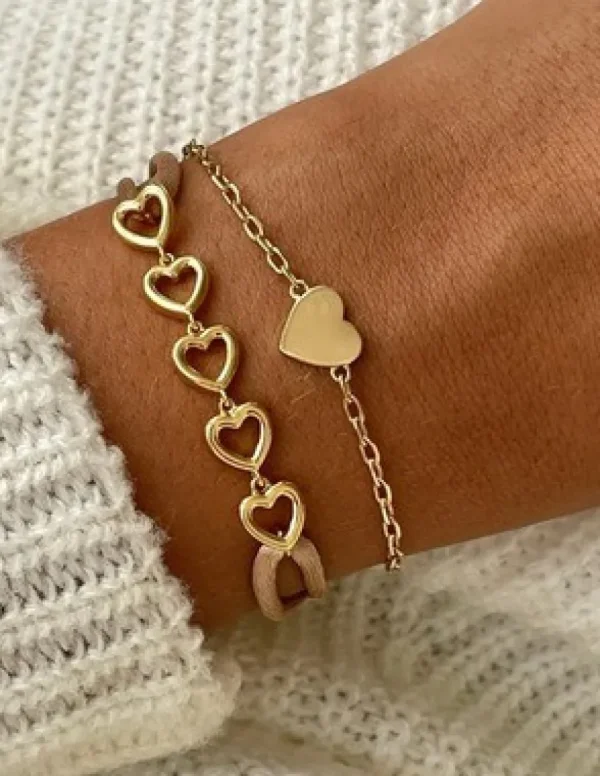 Crisafi Gioielli 24Kae Bracciale Maglia Cuore Loua> 24 Kae
