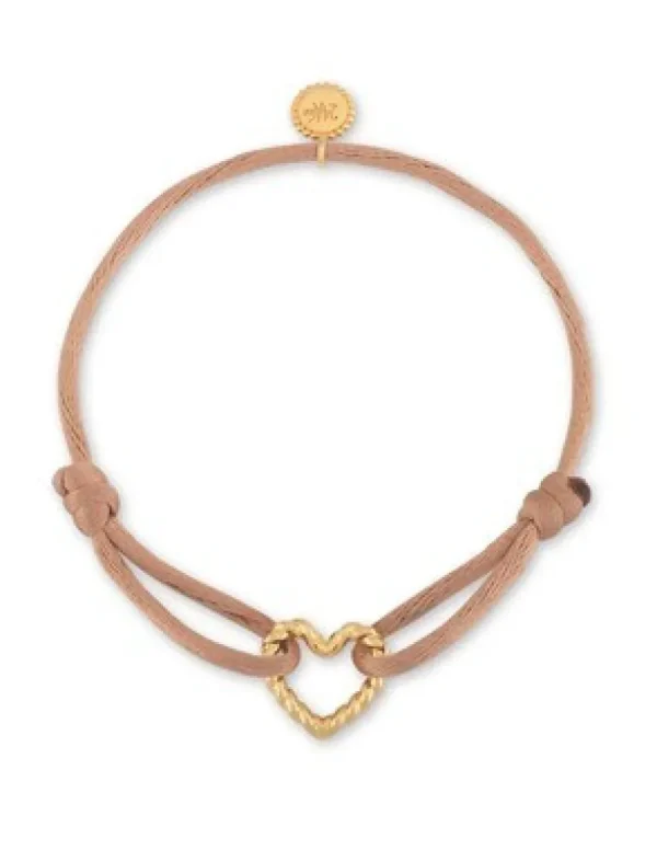 Crisafi Gioielli 24Kae Bracciale Raso Cuore> 24 Kae
