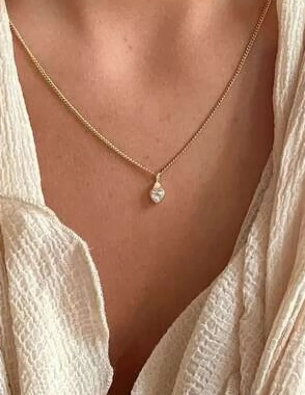 Crisafi Gioielli 24 Kae Collana Vintage Cuore> 24 Kae