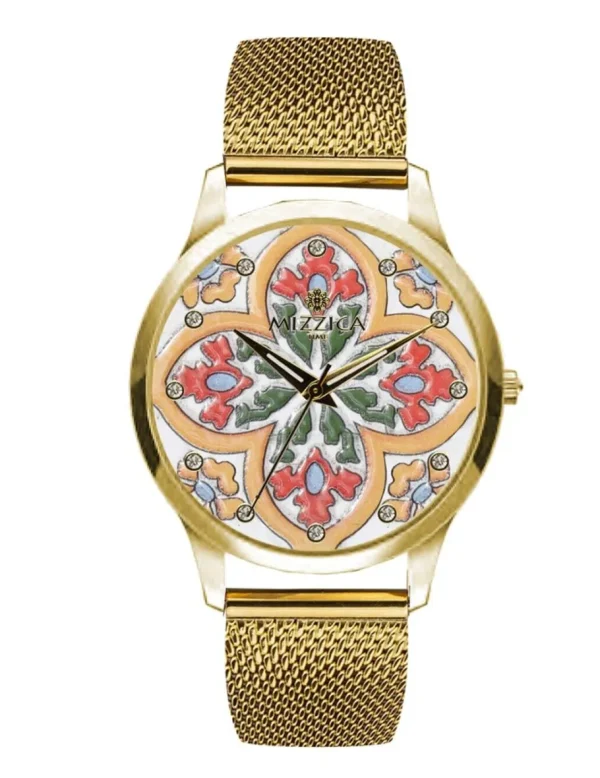 Crisafi Gioielli Orologio Mizzica La Maiolica Orange MC169> Mizzica Time Orologi