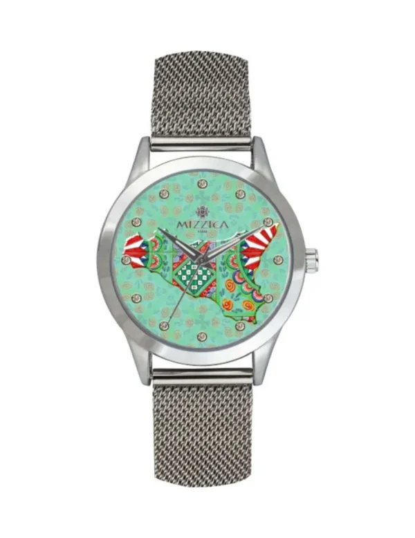 Crisafi Gioielli Orologio Mizzica La Sicilia Verde MC134> Mizzica Time Orologi