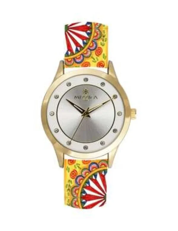 Crisafi Gioielli Orologio Mizzica La Sicilia Giallo MA132> Mizzica Time Orologi