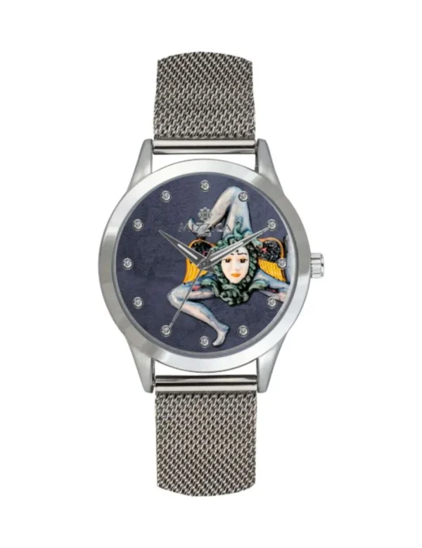 Crisafi Gioielli Orologio Mizzica La Trinacria Grigio MC136> Mizzica Time Orologi