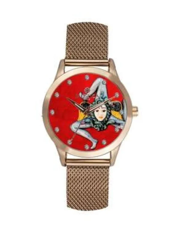 Crisafi Gioielli Orologio Mizzica La Trinacria Rosso MC137> Mizzica Time Orologi