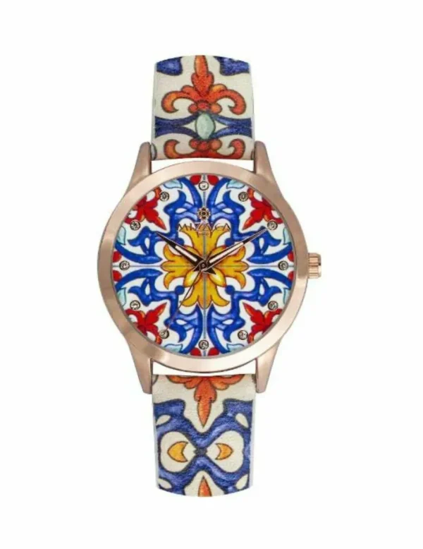 Crisafi Gioielli Orologio Mizzica Maiolica Puntale MB108> Mizzica Time Orologi