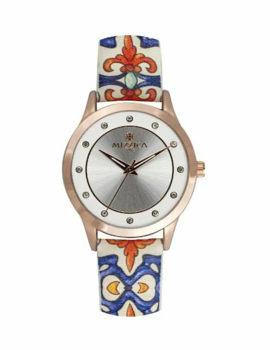 orologio_mizzica_maiolica_0-2.webp Crisafi Gioielli Orologio Mizzica Maiolica Puntale MA108> Mizzica Time Orologi