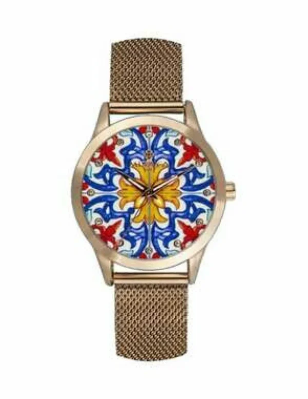 Crisafi Gioielli Orologio Mizzica Maiolica Puntale MC108> Mizzica Time Orologi