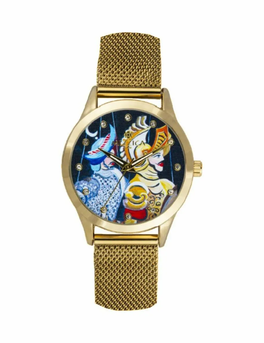 orologio_mizzica_pupi_sic_0.webp Crisafi Gioielli Orologio Mizzica Pupi Siciliani MC111> Mizzica Time Orologi