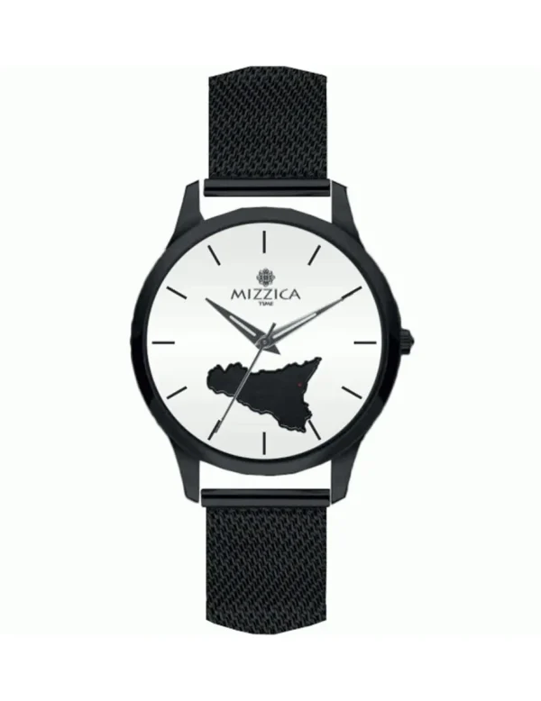 Crisafi Gioielli Orologio Mizzica Uomo La Sicilia Bianco MU301> Mizzica Time Orologi