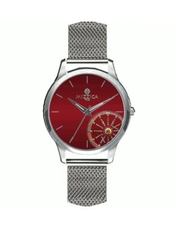 Crisafi Gioielli Orologio Mizzica Uomo La Ruota Rosso MU302> Mizzica Time Orologi