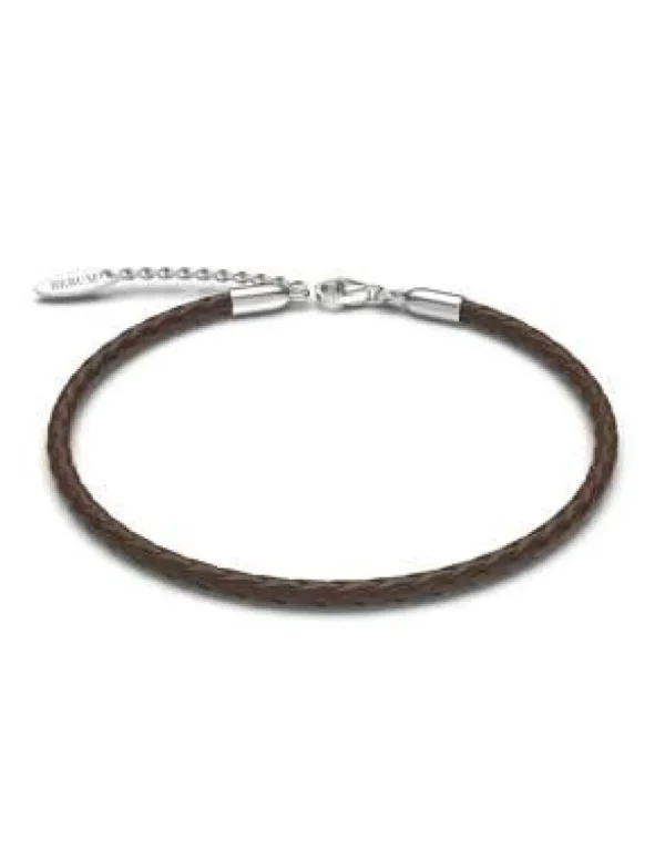 Crisafi Gioielli Rerum Bracciale Cuoio Marrone> Rerum Gioielli