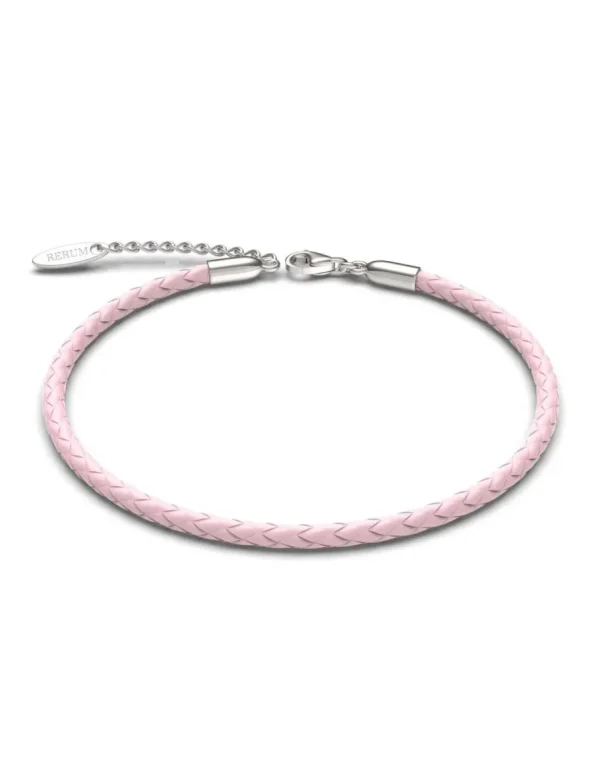 Crisafi Gioielli Rerum Bracciale Cuoio Rosa> Rerum Gioielli