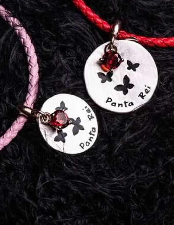 Crisafi Gioielli Rerum Bracciale Cuoio Rosso> Rerum Gioielli