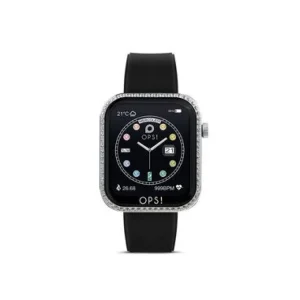 Crisafi Gioielli Smartwatch Call Love Diamond Argento Nero> Ops Smartwatch
