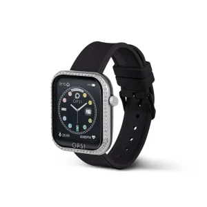 Crisafi Gioielli Smartwatch Call Love Diamond Argento Nero> Ops Smartwatch