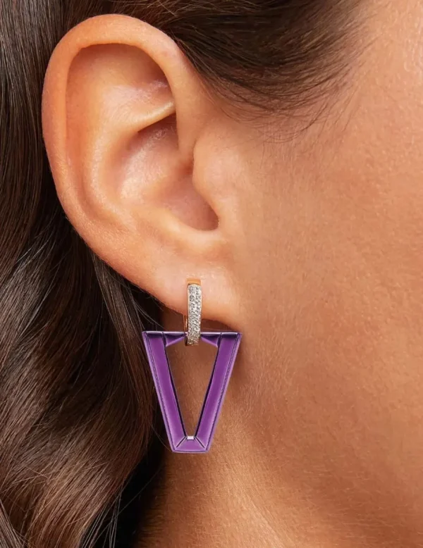 Crisafi Gioielli Uali Metallic Violet Valentina Ferragni> Valentina Ferragni Studio